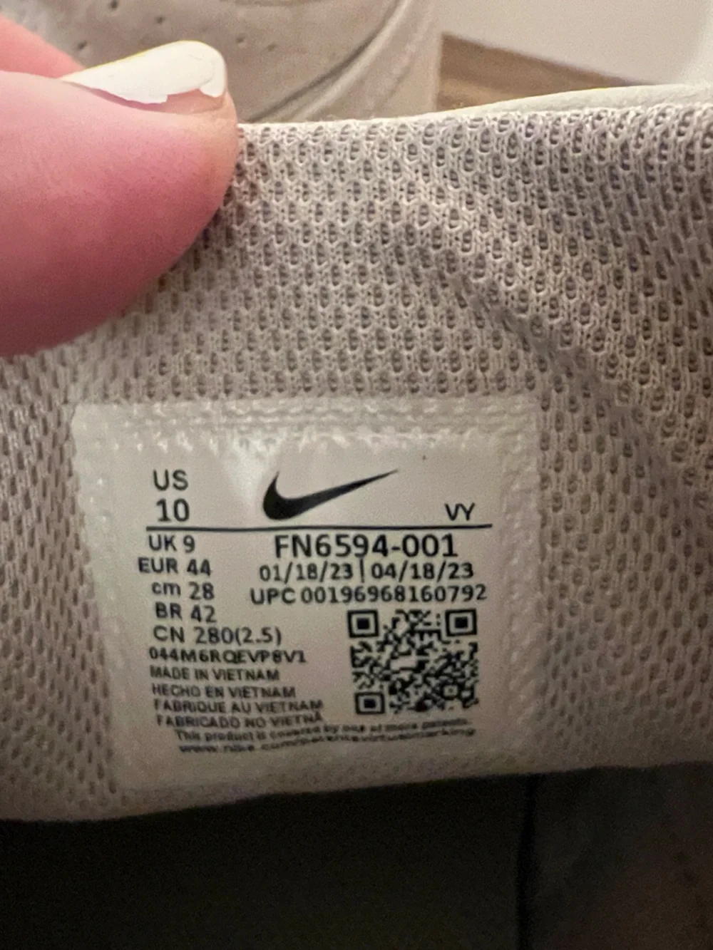Nike Taupe Suede Low-Top Sneakers